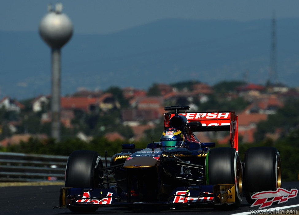 Jean-Eric Vergne en los libres de Hungría