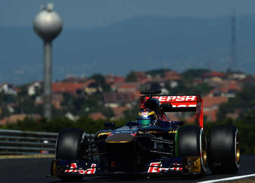 Jean-Eric Vergne en los libres de Hungría