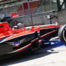 Jules Bianchi sale a pista