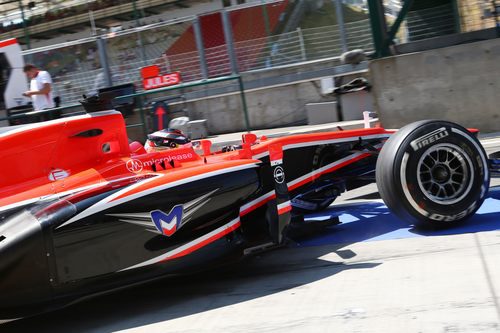 Jules Bianchi sale a pista