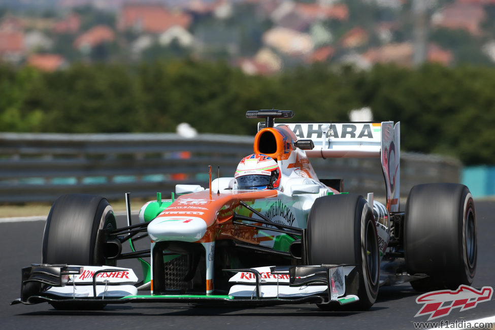 Paul di Resta con el VJM05 en Hungría