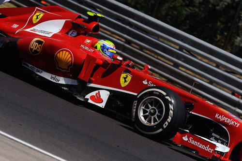 Felipe Massa vuelve al lugar de su accidente