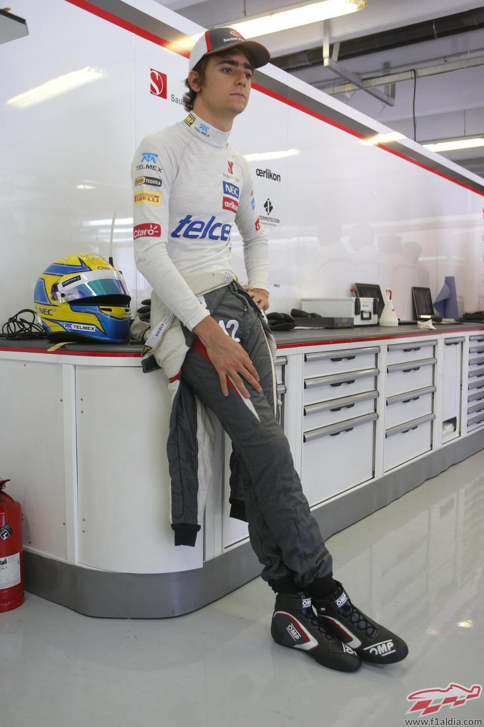 Esteban Gutiérrez se encuentra descansando en su 'box'