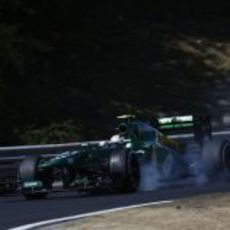 Pasada de frenada de Giedo van der Garde