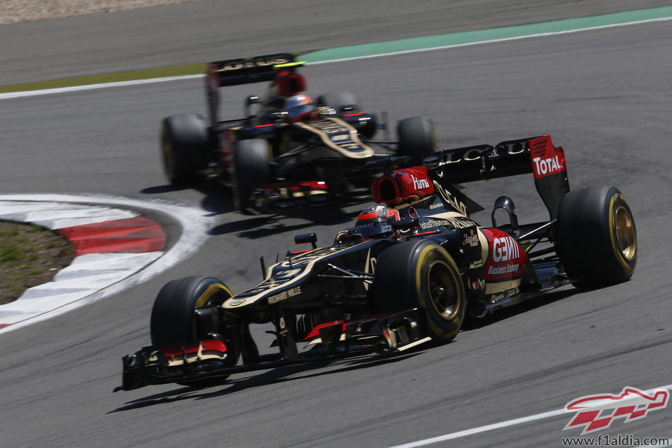 Kimi Räikkönen terminó segundo en Alemania