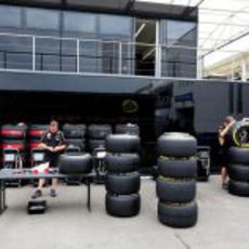 Comprobación de los neumáticos Pirelli