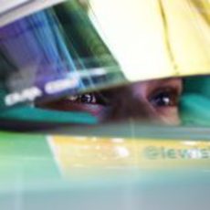 La mirada de Lewis Hamilton