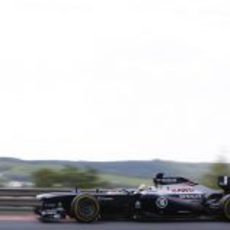 Pastor Maldonado exprime los blandos en el trazado de Hungaroring