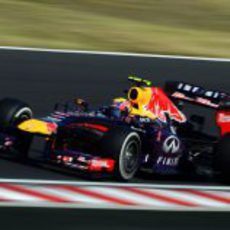 Mark Webber completa los Libres 3 en Hungría