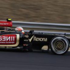 Romain Grosjean fue muy rápido en Hungaroring