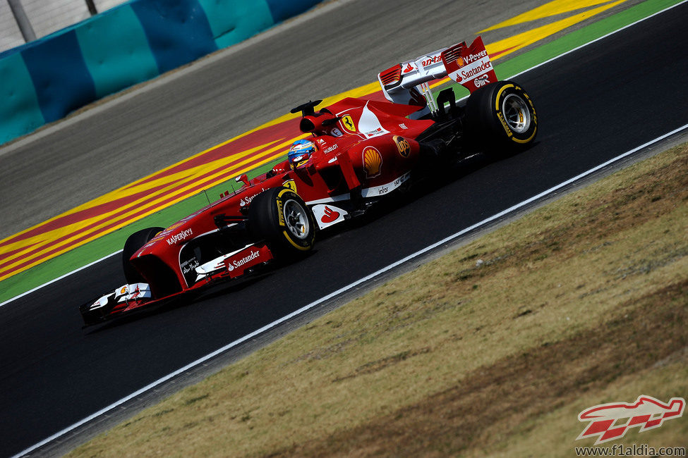 Fernando Alonso exprime los blandos