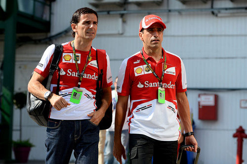 Marc Gene y Pedro de la Rosa llegan al circuito