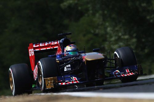 Jean-Eric Vergne cayó en la Q2 de Hungría