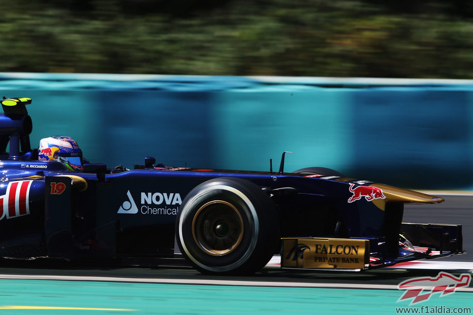 Daniel Ricciardo se coló en la Q3 en Hungría