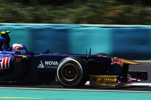 Daniel Ricciardo se coló en la Q3 en Hungría
