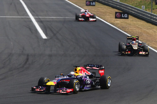 Sebastian Vettel superó los problemas en Hungría