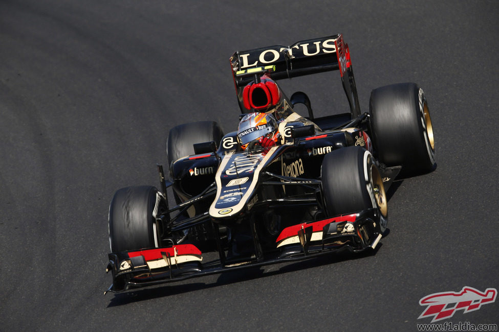 Romain Grosjean terminó sexto en Hungría
