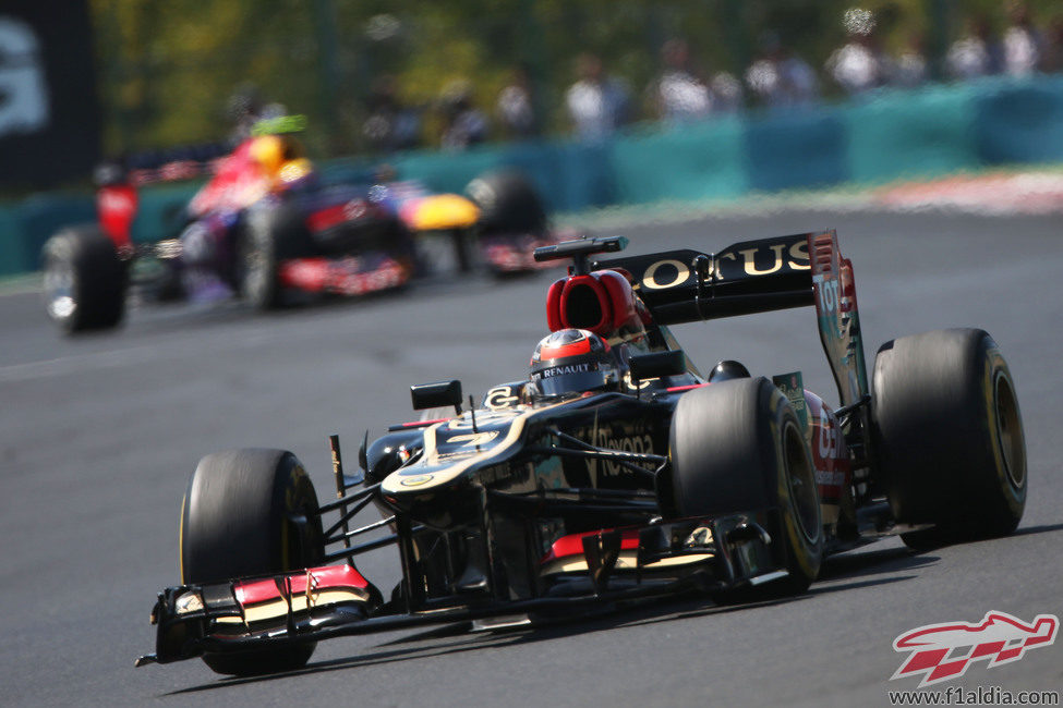 Kimi Räikkönen optó por dos paradas en Hungría