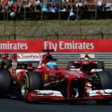 Fernando Alonso no tuvo ritmo en Hungaroring