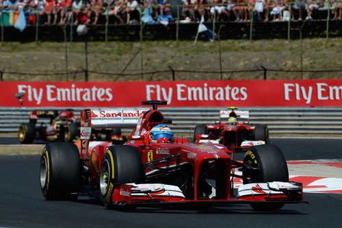 Fernando Alonso no tuvo ritmo en Hungaroring