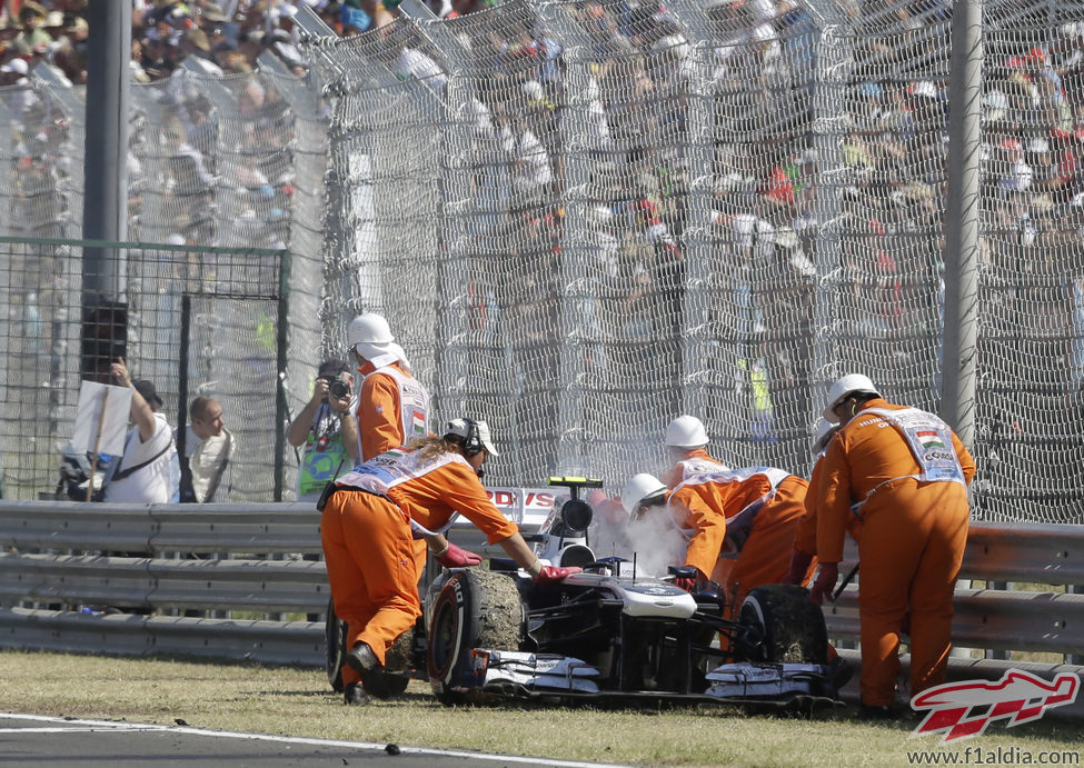 Se acabó la carrera de Valtteri Bottas