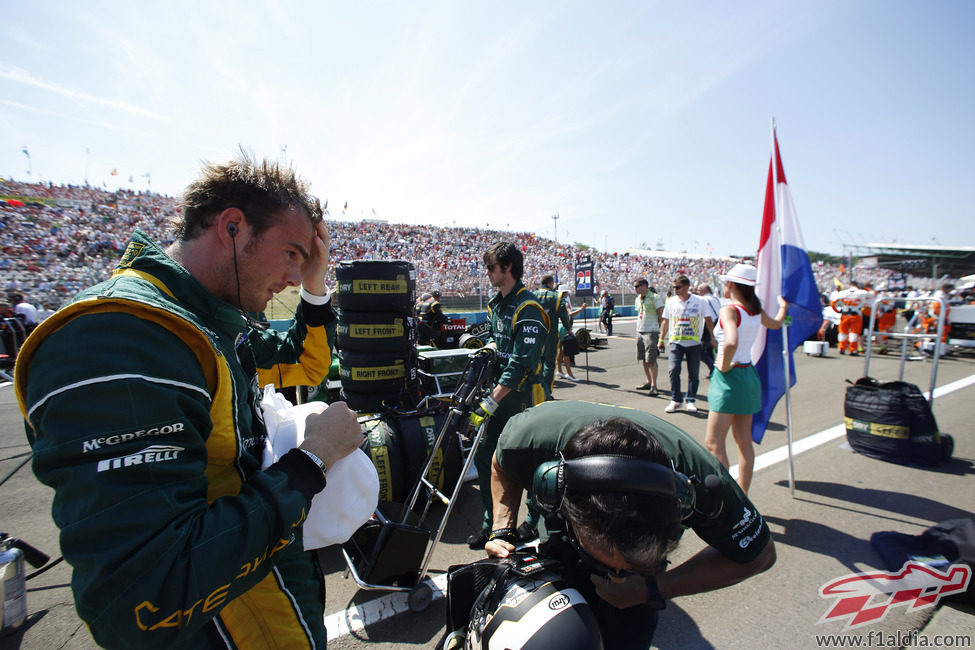 Giedo van der Garde listo para disputar otro GP con su CT03