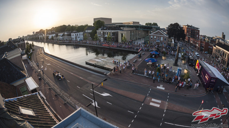 Perspectiva de la exhibición de Red Bull en Assen