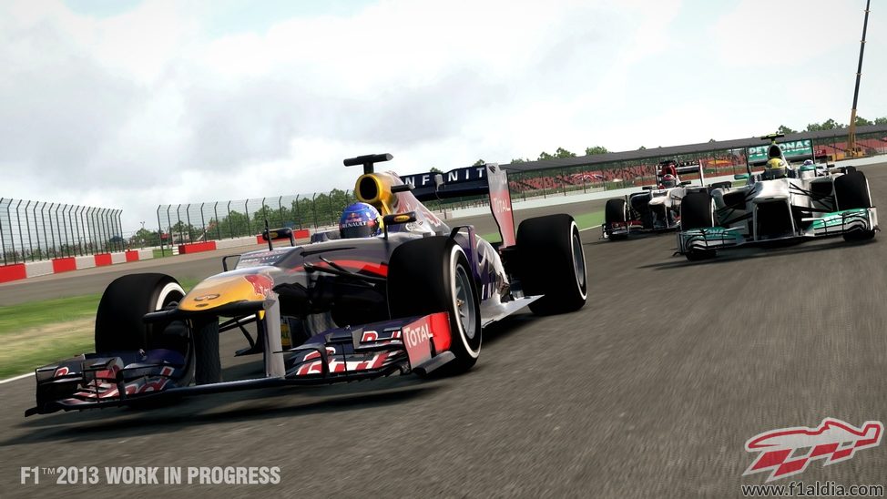 Sebastian Vettel en el 'F1 2013'