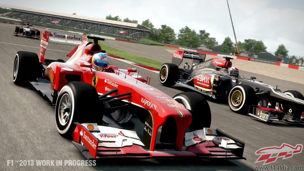 Fernando Alonso y Kimi Räikkönen en el 'F1 2013'