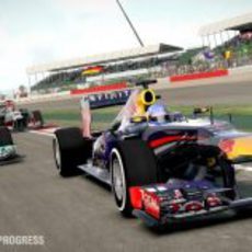 Sebastian Vettel rueda en el 'F1 2013'