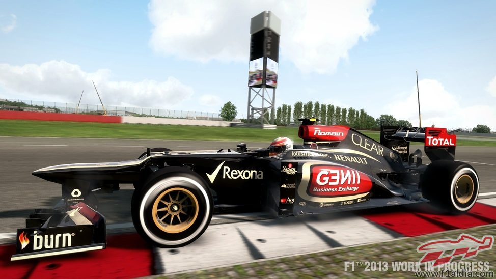 Romain Grosjean en el 'F1 2013'