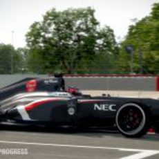 Nico Hülkenberg en el 'F1 2013'