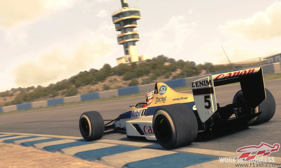 Nigel Mansell en el 'F1 2013'