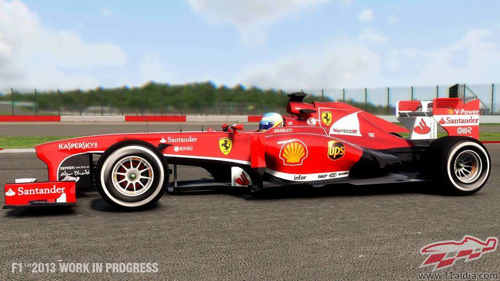 Fernando Alonso y su F138 en 'F1 2013'