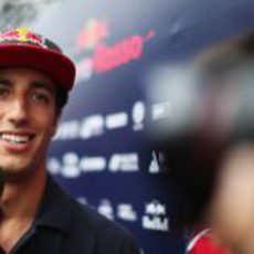 Daniel Ricciardo, entrevistado en Bélgica