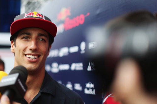 Daniel Ricciardo, entrevistado en Bélgica