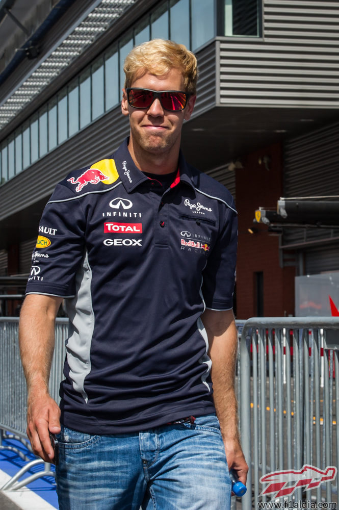 El nuevo look de Sebastian Vettel