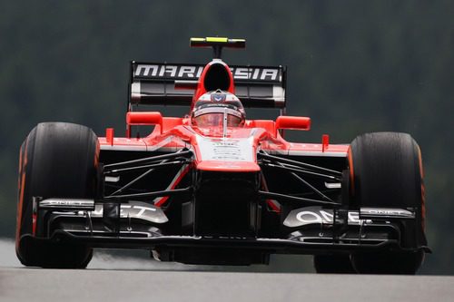 Max Chilton rodando en los libres