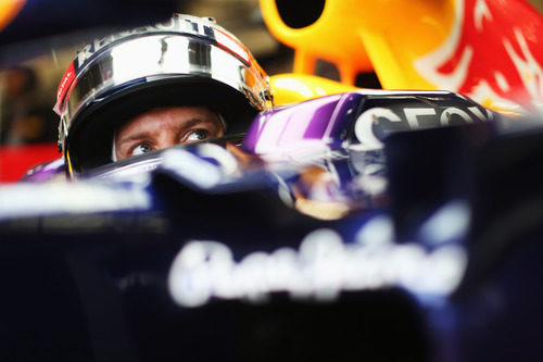 Mirada atenta de Sebastian Vettel