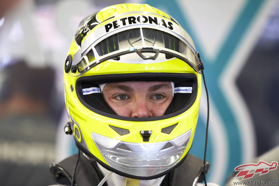 Primer plano de Nico Rosberg