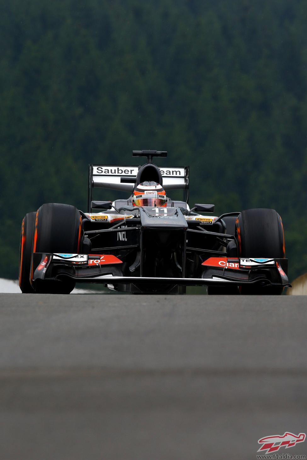 Nico Hülkenberg progresó en la primera jornada