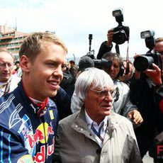 Vettel y Ecclestone