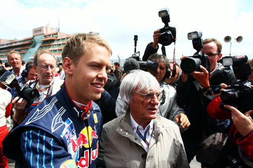 Vettel y Ecclestone