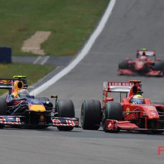 Massa y Vettel