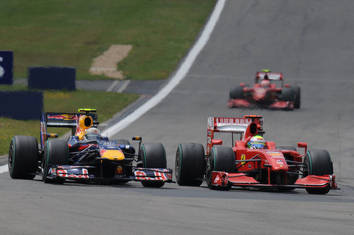 Massa y Vettel