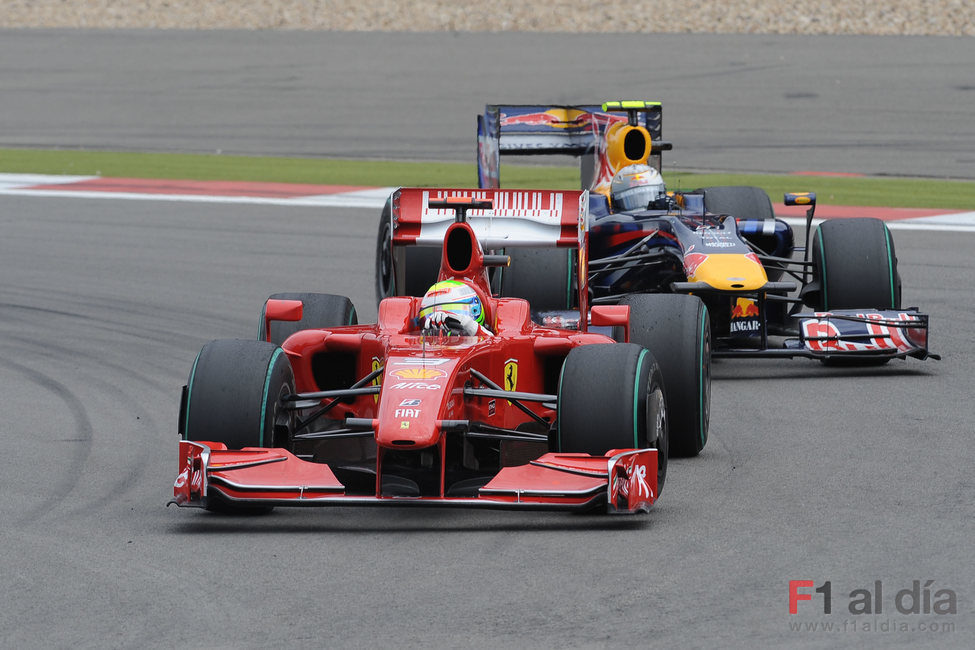 Vettel y Massa