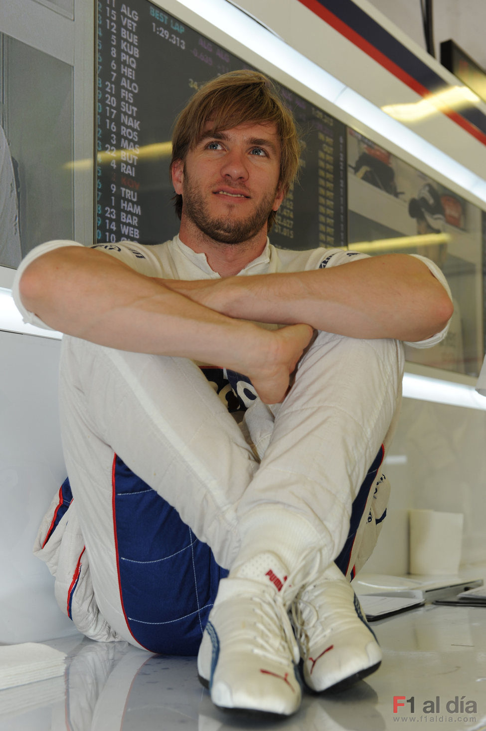 Heidfeld descansando