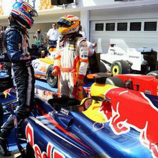 Webber y Alonso