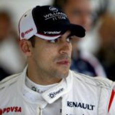 Pastor Maldonado, contrariado