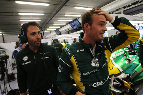 Giedo van der Garde, exhausto tras la clasificación